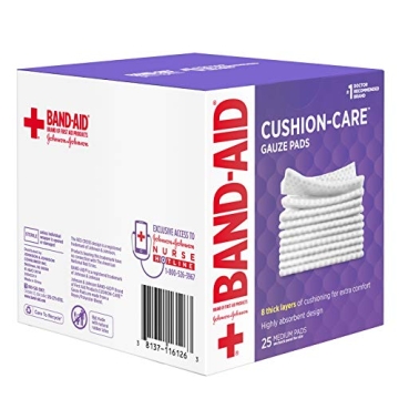 Band-Aid Non-Stick Gauze Pads for Optimal Wound Care