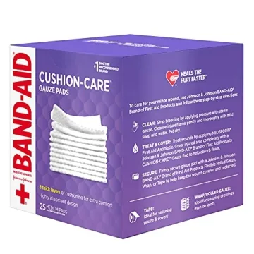 Band-Aid Non-Stick Gauze Pads for Optimal Wound Care