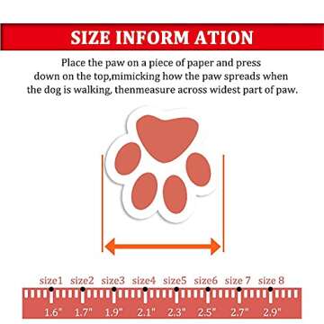 CovertSafe& Dog Boots for Dogs Non-Slip, Waterproof Dog Booties for Outdoor, Dog Shoes for Medium to Large Dogs 4Pcs with Rugged Sole Black-Red