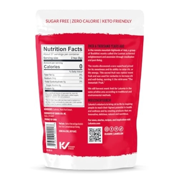 Lakanto Monk Fruit Sweetener Keto Friendly Natural Replacement