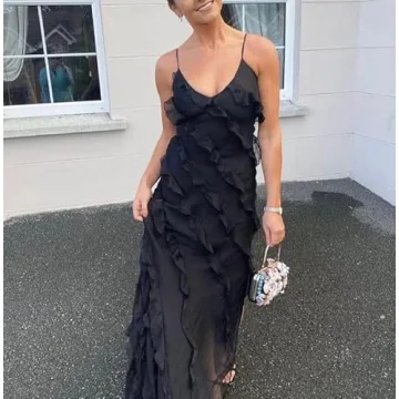 Argeousgor Floral Halter Dress for Stylish Women