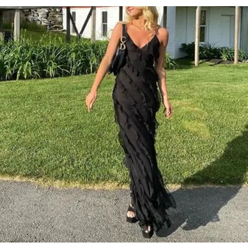 Argeousgor Floral Halter Dress for Stylish Women