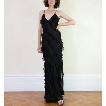 Argeousgor Floral Halter Dress for Stylish Women