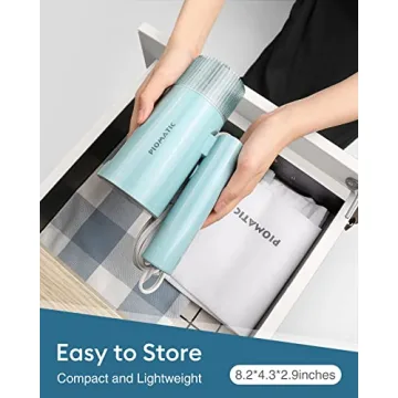 Portable PIOMATIC Clothes Steamer for Wrinkle-Free Travel