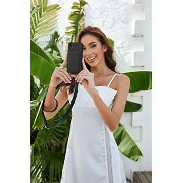 ZVE iPhone Xs & X Wallet Case - Stylish Crossbody Design