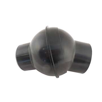4 Inch Swivel Elbow for Flexible Hose with 15 Degrees Rotation with 4 Inch OD and 3-15/16 Inch OD Op...