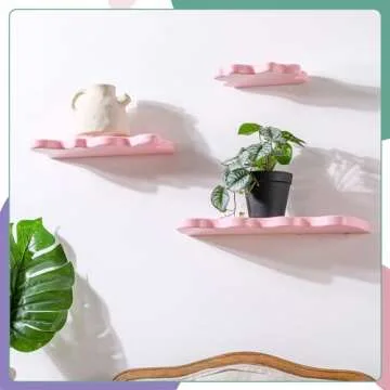 Adorable Geetery Floating Cloud Shelves for Cute Decor