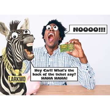Prank Gag Joke Lottery Tickets Big Time Money 10 Total Tickets, All Same Design, These Lottery Ticke...
