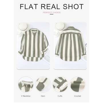 Women’s Color Block Satin Blouse for Work & Casual Style