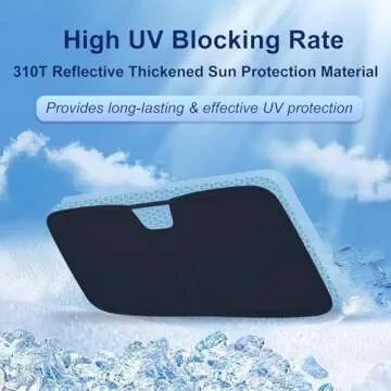 2021-2025 Ford Bronco Windshield Sun Shade Easy Installation