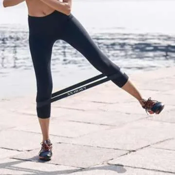 Resistance Bands for Working Out - Workout Band Loop 4-Pack - Exercise Bands with 4 Levels for Toning, Stretching or Physical Therapy by Home-Complete