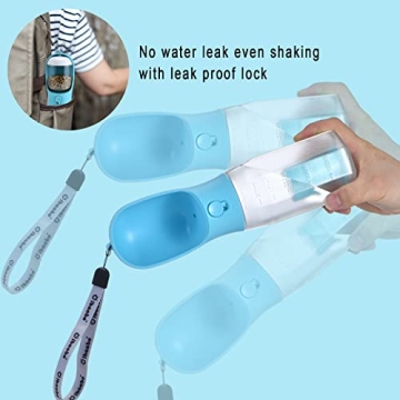 Cibaabo Innovative Dog Water Bottle with Treat Container