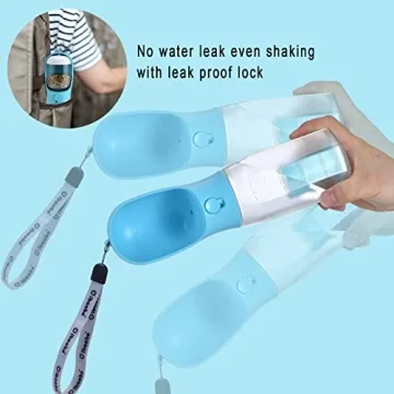 Cibaabo Innovative Dog Water Bottle with Treat Container