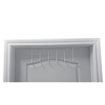 ALPENKOK Over The Door Organizer Rack with 6 Hooks