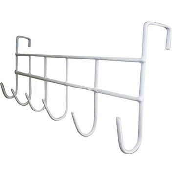 ALPENKOK Over The Door Organizer Rack with 6 Hooks