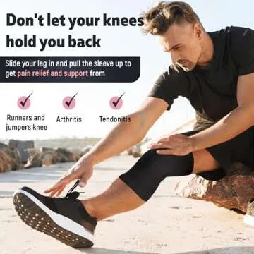 Crucial Compression Knee Sleeve – Best Knee Brace for All Activities