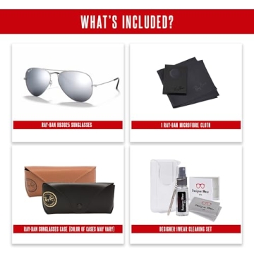 Ray-Ban RB3025 Aviator Sunglasses with iWear Kit