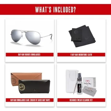 Ray-Ban RB3025 Aviator Sunglasses with iWear Kit