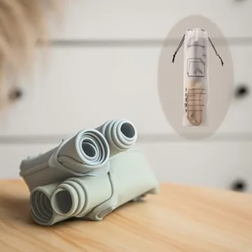 Moonkie Silicone Placemats for Toddlers Stain-Proof Non-Slip