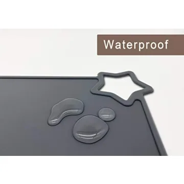 Moonkie Silicone Placemats for Toddlers Stain-Proof Non-Slip