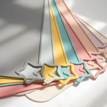 Moonkie Silicone Placemats for Toddlers Stain-Proof Non-Slip