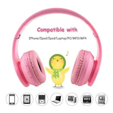 Mokata Kids Bluetooth Headphones with Volume Control