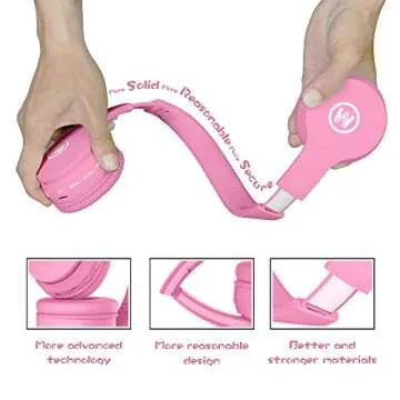 Mokata Kids Bluetooth Headphones with Volume Control