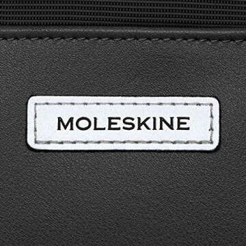 Moleskine ET926MTDBVK6 Business Backpack, Holds 15-Inch Laptops, Moss Green, Metro, Vertical Device Bag, Black