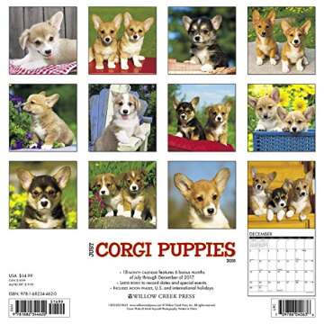 Just Corgi Puppies 2018 Wall Calendar (Dog Breed Calendar)