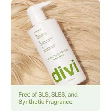 divi Volumizing Conditioner for Women and Men - Lightweight Volume Conditioner for Fine Hair - Designed to Strengthen and Protect the Hair from Damage, 12 Fl Oz.
