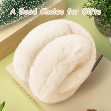 Foldable Winter Faux Furry Ear Muffs for Women