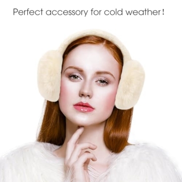 Foldable Winter Faux Furry Ear Muffs for Women