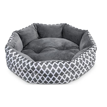 JOYO Cat Bed Indoor Soft Plush Double-Sided 20 inch
