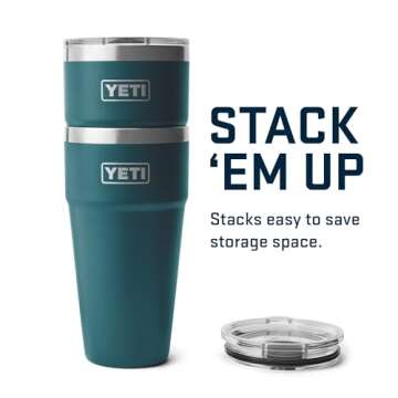 YETI Rambler 30 oz Stackable Tumbler in Agave Teal
