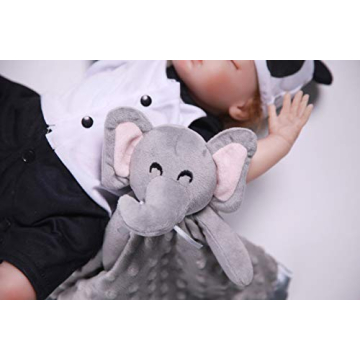 Soft Elephant Security Blanket - Perfect Baby Gift