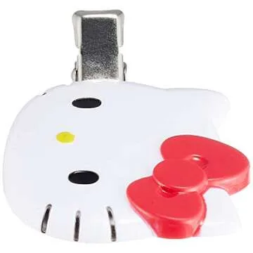 Sanrio 813478 Hello Kitty Bangs Clip, Approx. 2.0 x 0.4 x 1.3 inches (5 x 1 x 3.3 cm), Red