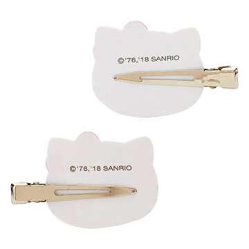 Sanrio 813478 Hello Kitty Bangs Clip, Approx. 2.0 x 0.4 x 1.3 inches (5 x 1 x 3.3 cm), Red