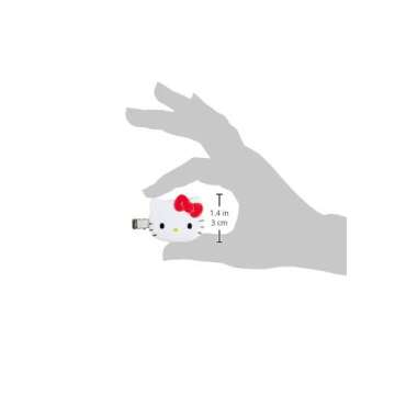 Sanrio 813478 Hello Kitty Bangs Clip, Approx. 2.0 x 0.4 x 1.3 inches (5 x 1 x 3.3 cm), Red