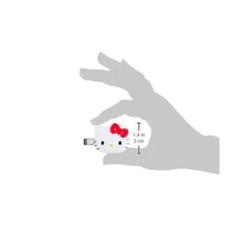 Sanrio 813478 Hello Kitty Bangs Clip, Approx. 2.0 x 0.4 x 1.3 inches (5 x 1 x 3.3 cm), Red