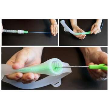 Aveen CPAP Tube and Mask Cleaning Brush, Suitable for All CPAP Hoses and Masks, CPAP Hose Cleaning Brush Kit, Enhance Your CPAP Machine and CPAP mask, CPAP mask Cleaner.