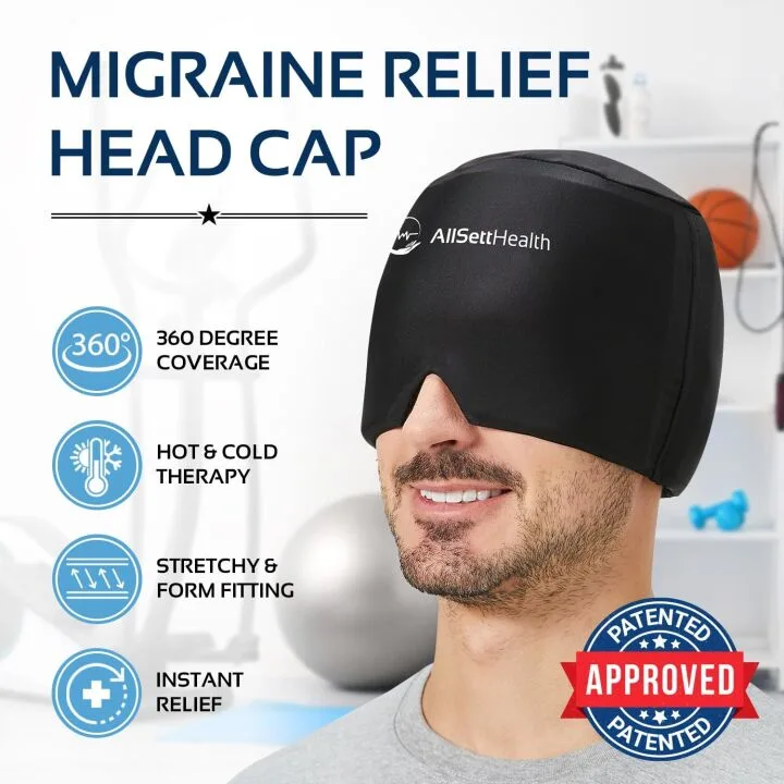 Migraine Relief Ice Cap for Instant Headache Relief