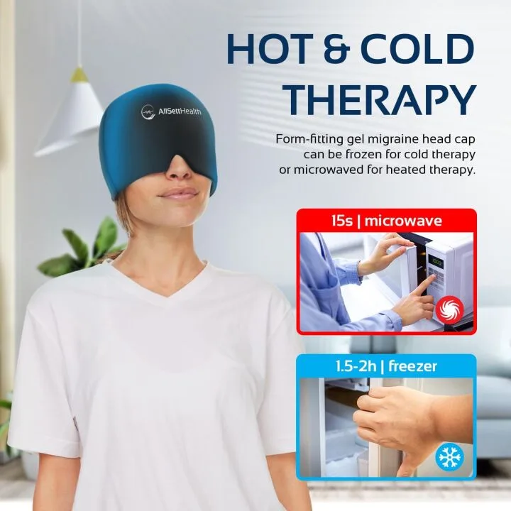 Migraine Relief Ice Cap for Instant Headache Relief