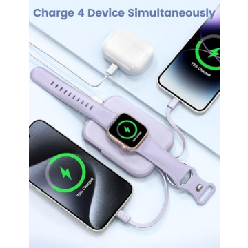 RORRY Portable Charger for iPhone and Apple Watch - 5000mAh