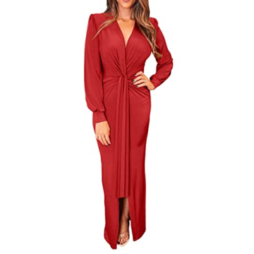 PRETTYGARDEN Women's Classic Dress in Red - Stunning Style for Every Occasion