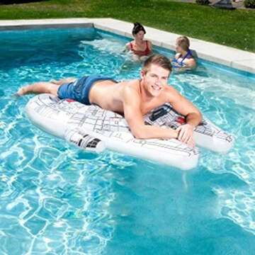 SwimWays hmfeuws Pool Bumper Boats - Inflatable Novelty Float for Pool