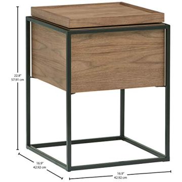 Stylish Rivet Axel Storage Table with No Assembly Required