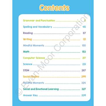 Evan-Moor Top Student, Grade 4 Workbook, 352 pages, Stickers, Poster, Reading, Writing, Spelling, Vo...