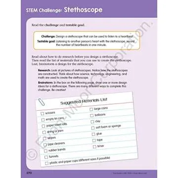 Evan-Moor Top Student, Grade 4 Workbook, 352 pages, Stickers, Poster, Reading, Writing, Spelling, Vocabulary, Phonics, Math, Science, STEM, SEL, Computer Science, Social Studies, Geography, Homeschool