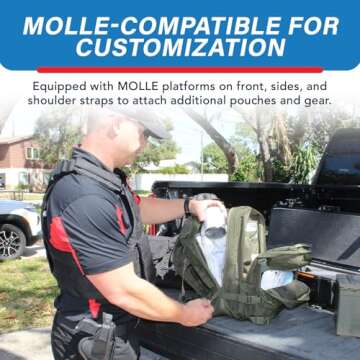 Luminary Tactical Trauma Kit - Fully Stocked First Aid Trauma & Emergency Survival Medical Kit, First Responder Backpack for EMS/EMT, Essential Supplies for Preppers & Professionals (Olive Drab)