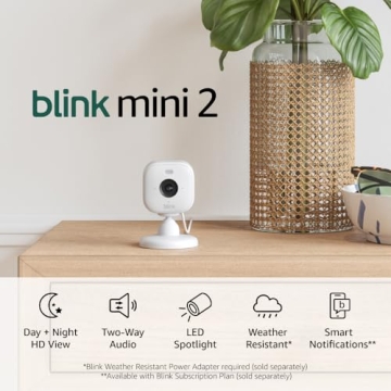 Blink Mini 2 Smart Security Camera with Night Vision